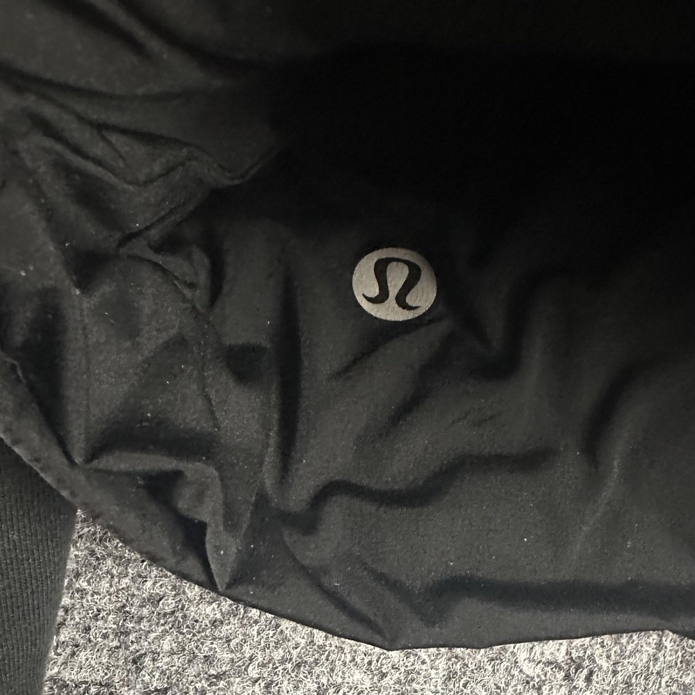Lululemon Jacket Womens Medium Black Fluffin Awesome Reversible Quilted Fleece - Picture 7 of 10